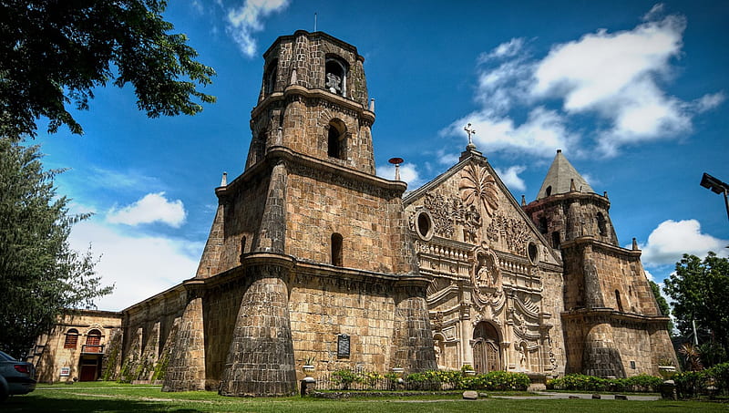 Philippines Old Church, unesco, heritage, landmark, church, old, philippines, HD wallpaper