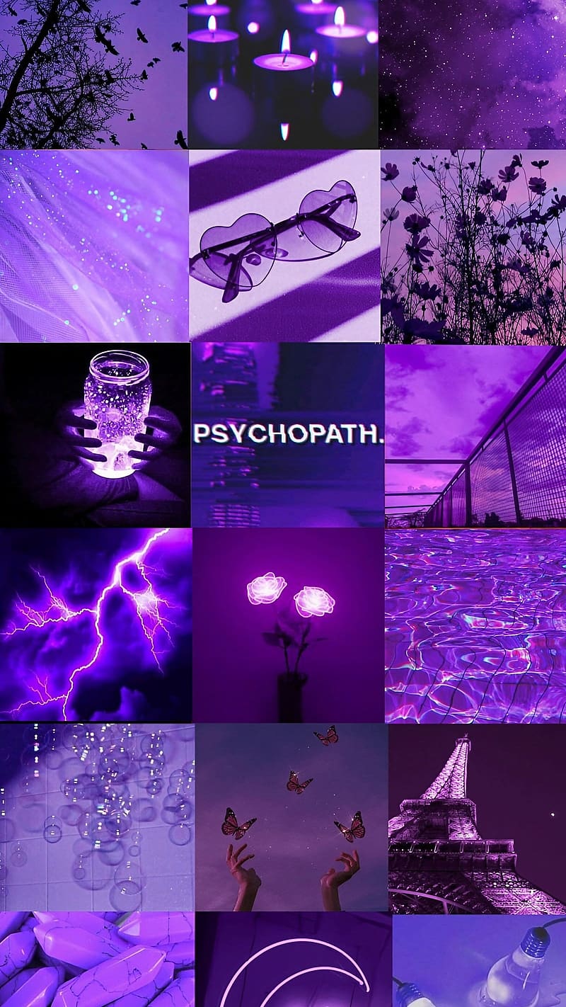 Purple Colour Aesthetic Thunder Hd Phone Wallpaper Peakpx