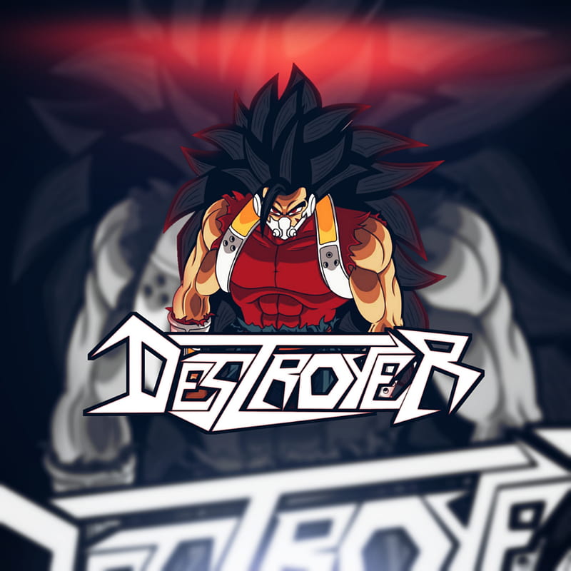 Destroyer YT logo, dragonballz, gaming, streamer, youtuber, HD phone wallpaper