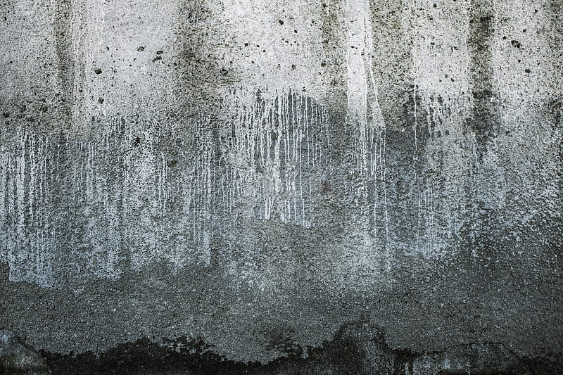 wall, concrete, texture, stains, gray, HD wallpaper