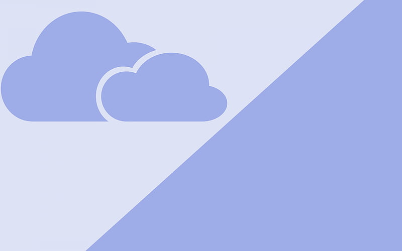 cloud network background, purple background with clouds, network background, purple cloud background, HD wallpaper