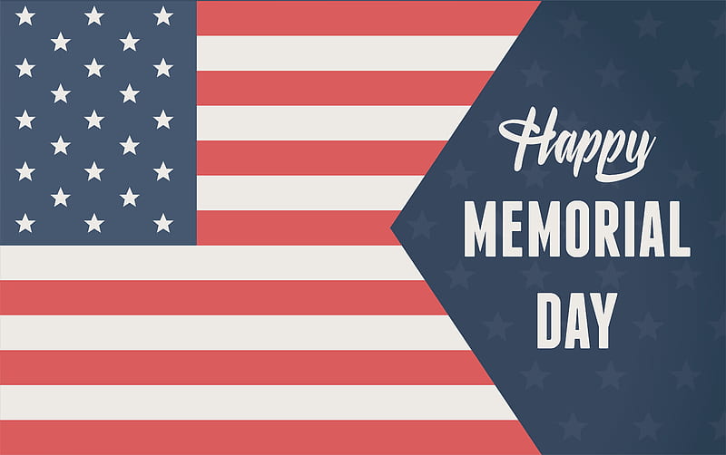 Holiday, Memorial Day, American Flag, Happy Memorial Day, HD wallpaper