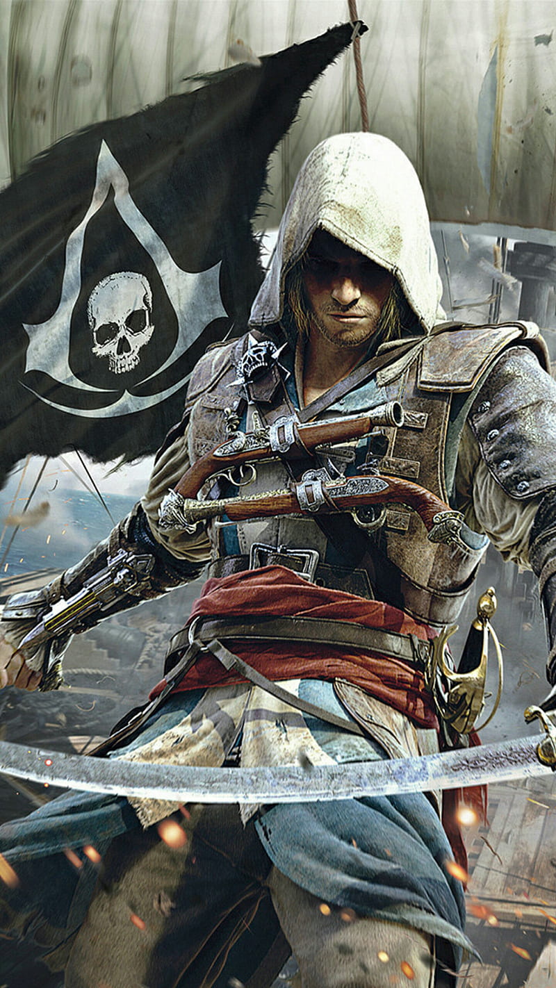 Assassin, assassins, assassins creed, black flag, creed, pirate, pirates,  HD phone wallpaper | Peakpx