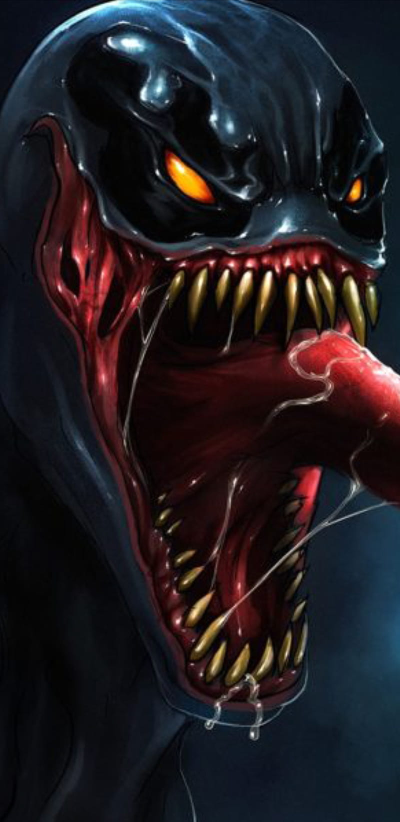 1080p Free Download Venom Angry Black Eyes Hero Marvel Movie