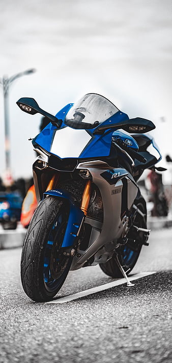 Yamaha R1, bike, motorcycle, esports, HD phone wallpaper