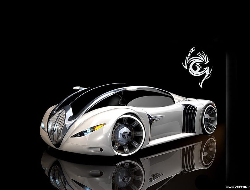 black and white car, nice rims, black and white, nice color, tries with super grip, HD wallpaper