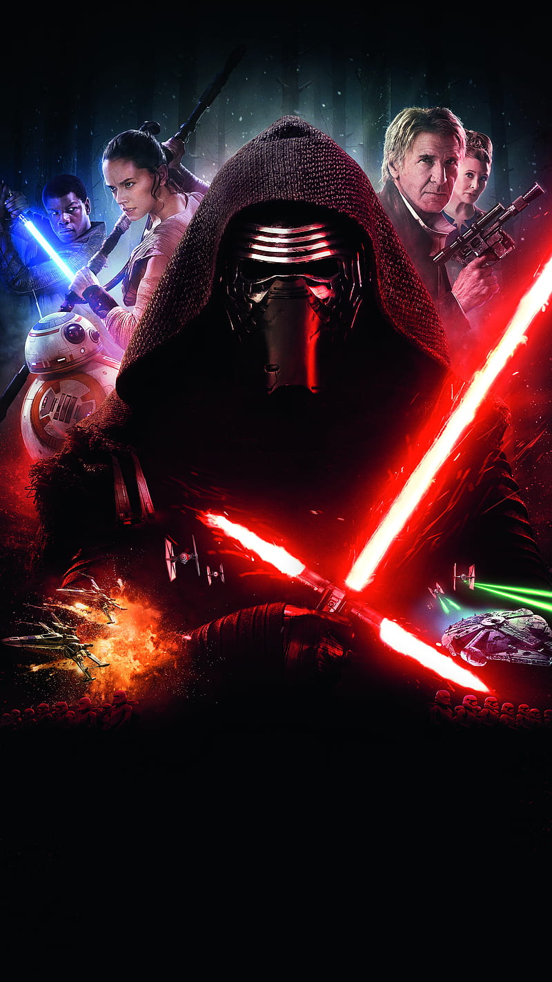 ST The Force Awakens, star wars, the force awakens, HD phone wallpaper ...