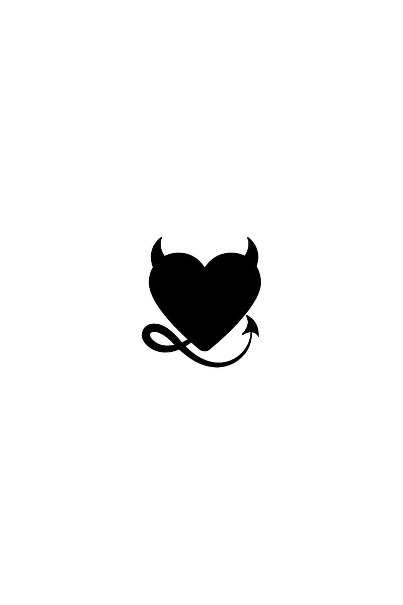 Free Downloadable Black Heart Wallpaper For Phone and Computer