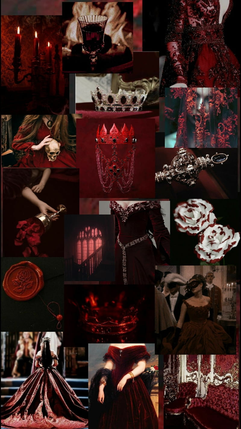 Red Queen Aesthetic, boss, crown, HD phone wallpaper