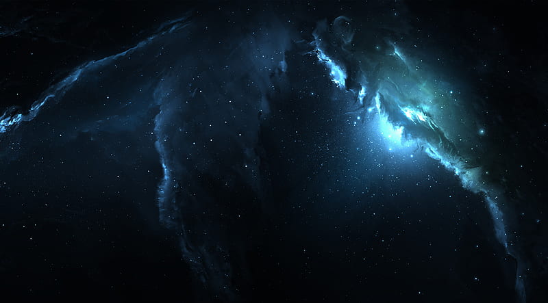 atlantis nebula, galaxy, space, HD wallpaper