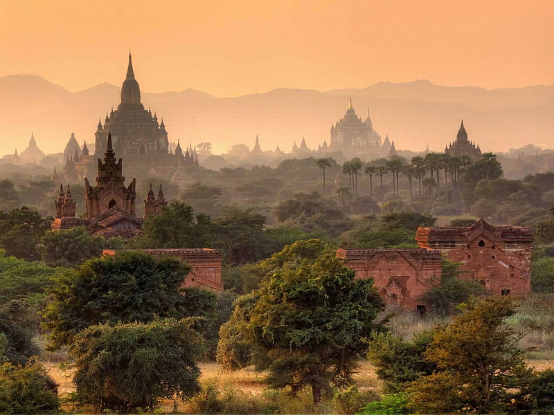Myanmar-world beautiful scenery, HD wallpaper