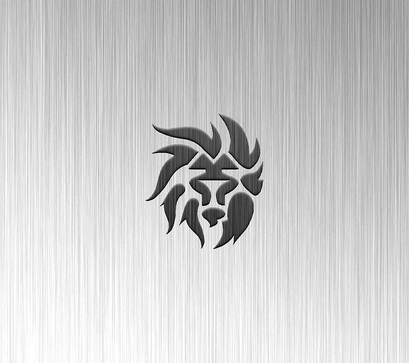 Black lion, black, lion, white, HD wallpaper