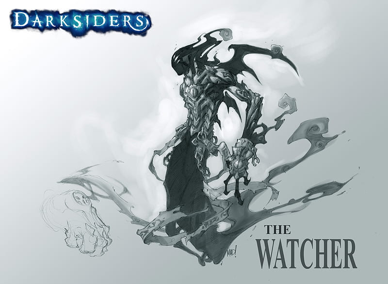The Watcher, xbox 360, thq, darksiders, HD wallpaper
