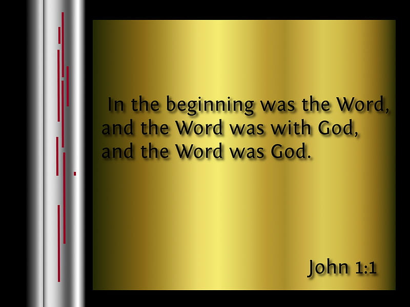 John 1:1, gods word, 1600 x 1200, bible verse, john1-1, HD wallpaper