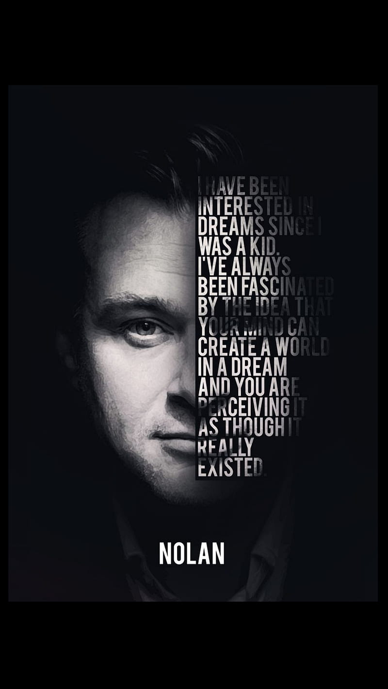 Christopher Nolan, batman, dark knight, inception tenet, interstellar, quotes, HD phone wallpaper