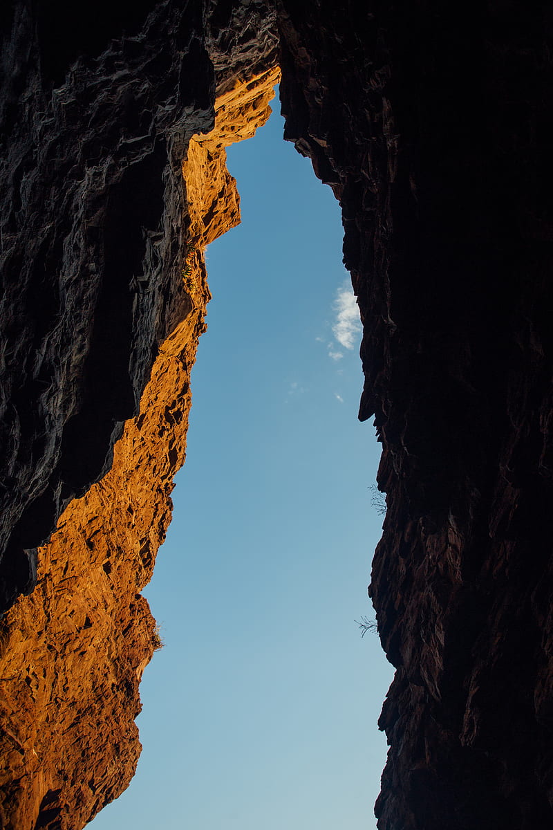 High Angle graphy of Brown Mountain, HD phone wallpaper