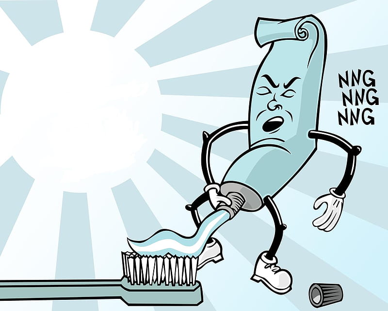 SuperShine Toothpaste, supershine, toothbrush, funny, higefinition, toothpaste, HD wallpaper