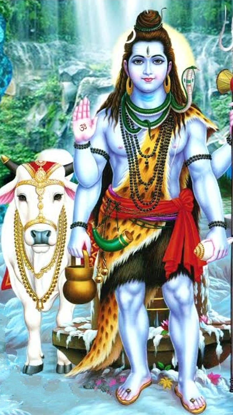 Sivan, Nandi Background, lord, god, mahadev, HD phone wallpaper ...