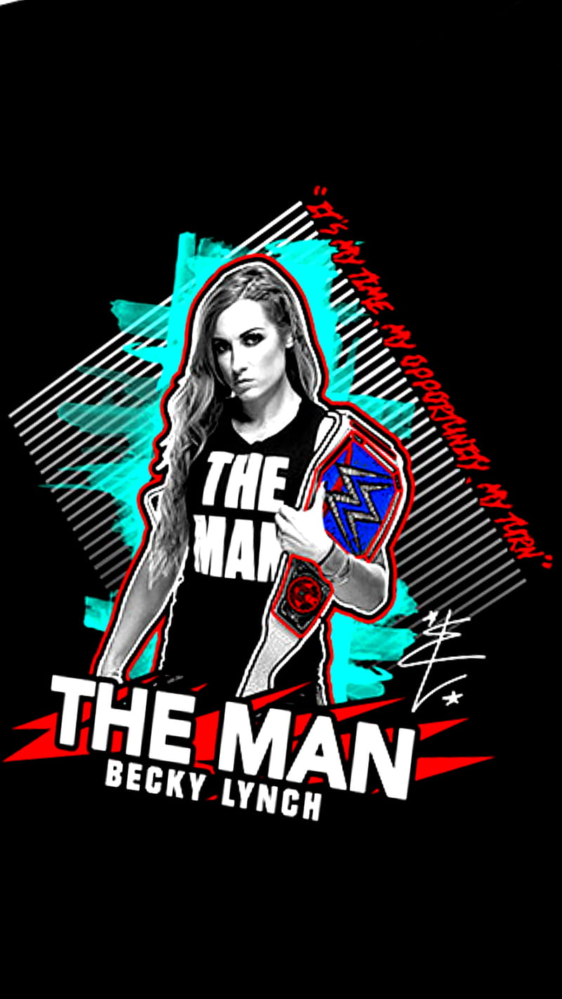 Becky Lynch, belt, nxt, raw, smackdown, the man, title, wrestling, wwe, HD phone wallpaper