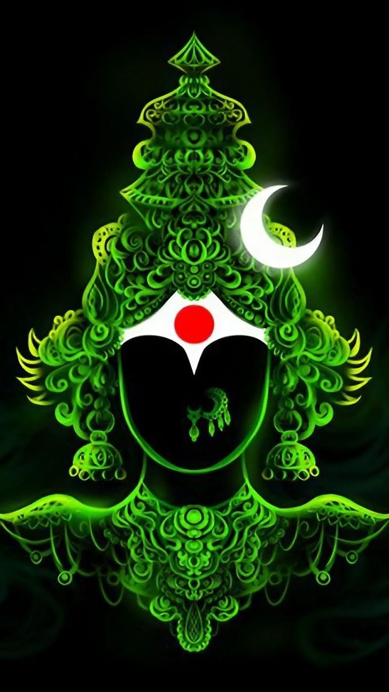 Bhagwan , Meenakshi amman, Green Art, goddess, HD phone wallpaper
