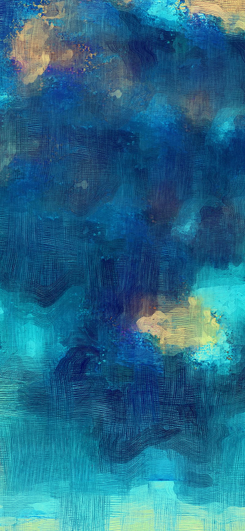 iPhone11 . samsung galaxy blue texture art oil painting pattern, HD phone wallpaper