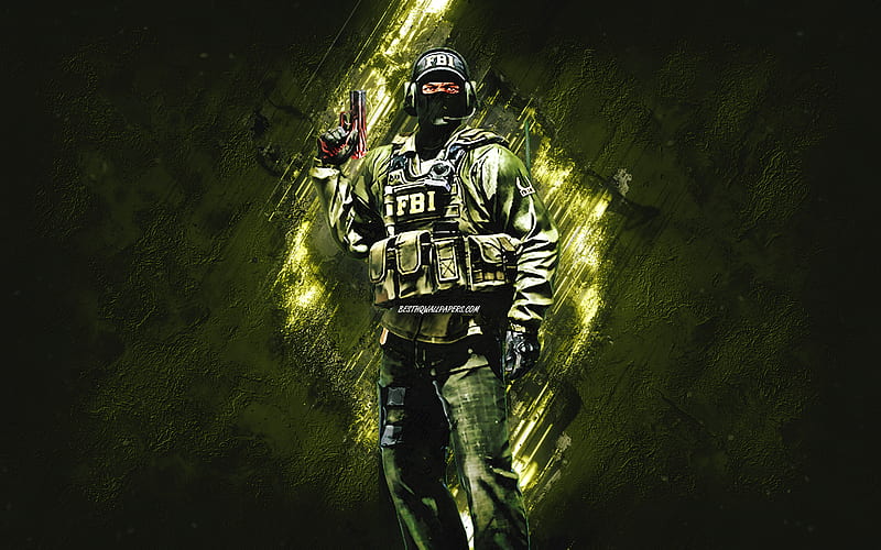 Operator, CSGO agent, Counter-Strike Global Offensive, green stone background, Counter-Strike, CSGO characters, HD wallpaper