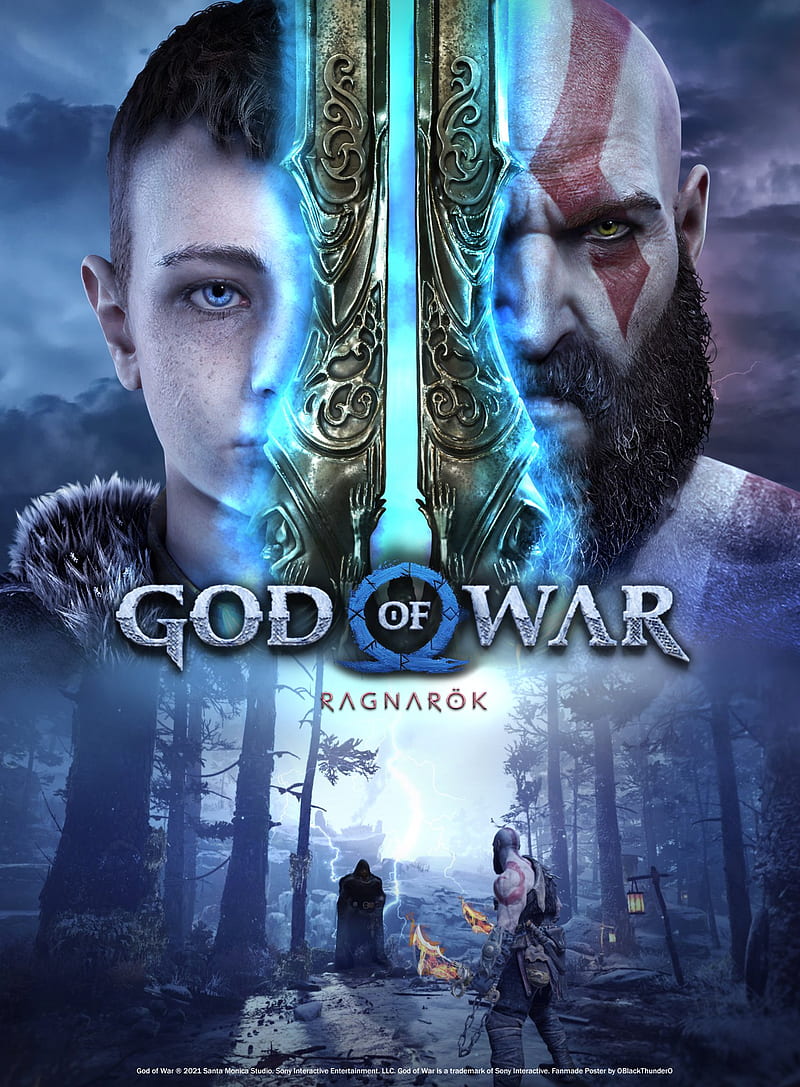 I made God Of War: Ragnarok Wallpapers (Full version download in