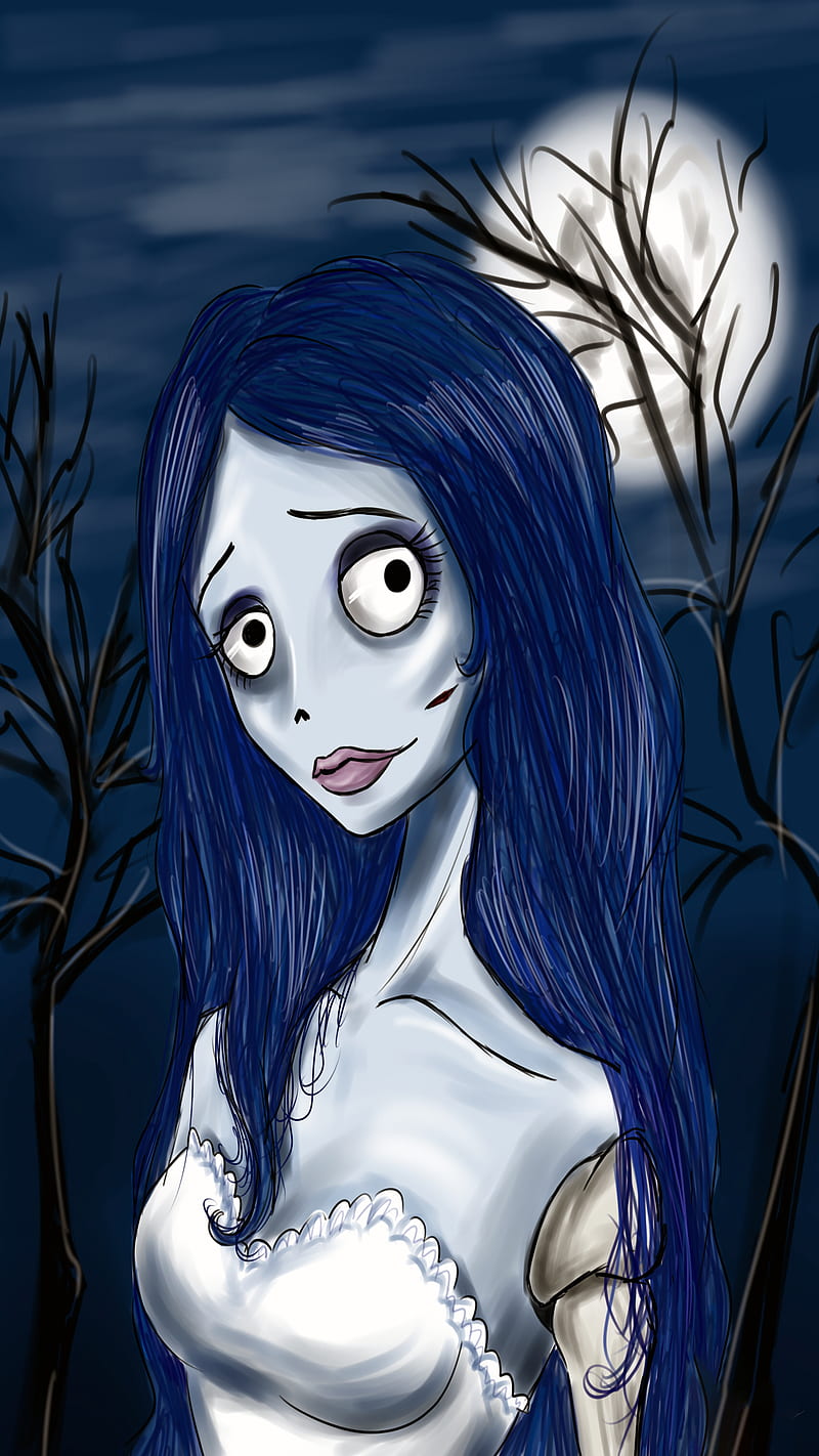 Corpse Bride, 929, artistic, creepy horror, movie zombie, HD phone wallpaper