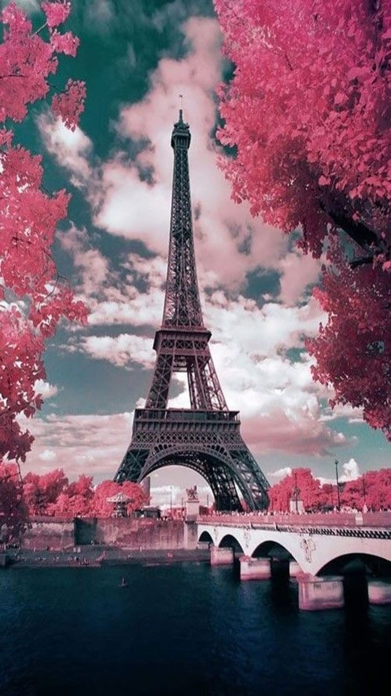 Eiffel Tower, france, paris, pretty, HD phone wallpaper