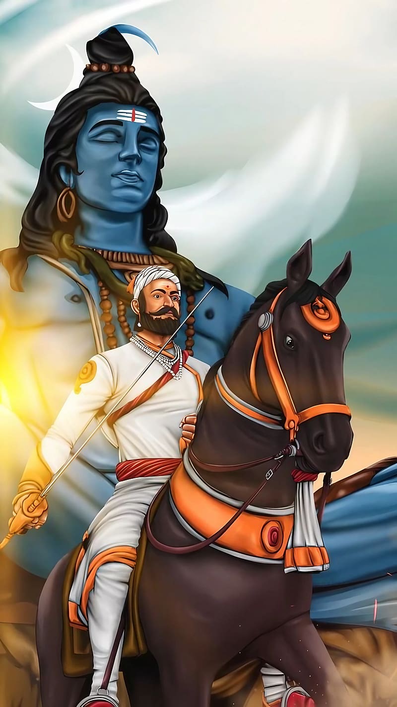 Shivaji , lord shivji and shivaji, lord shivji, shivaji, dom fighter, lord, god, HD phone wallpaper