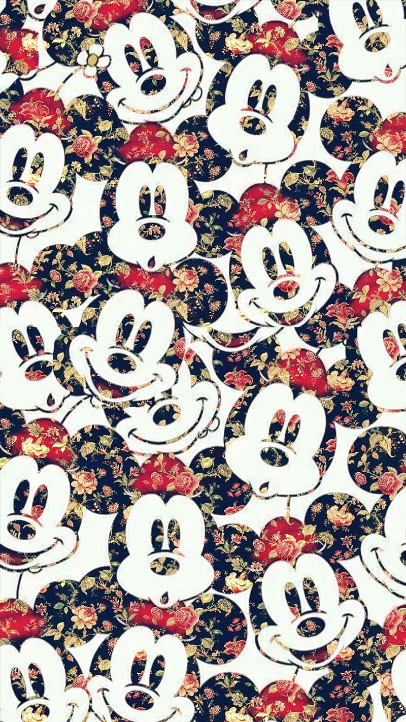 Mickey abstracto, ratón, rosa, Fondo de pantalla de teléfono HD | Peakpx