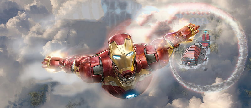 Iron Man Hong Kong, iron-man, superheroes, digital-art, artwork, HD wallpaper