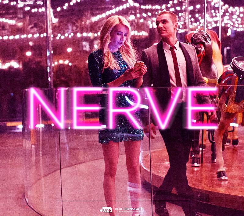 Nerve Movie, dave, emma, film, franco, roberts, snapchat, nerve, HD wallpaper