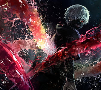 Ken Kaneki Wings Mask Tokyo Ghoul 4K Wallpaper #4.2491