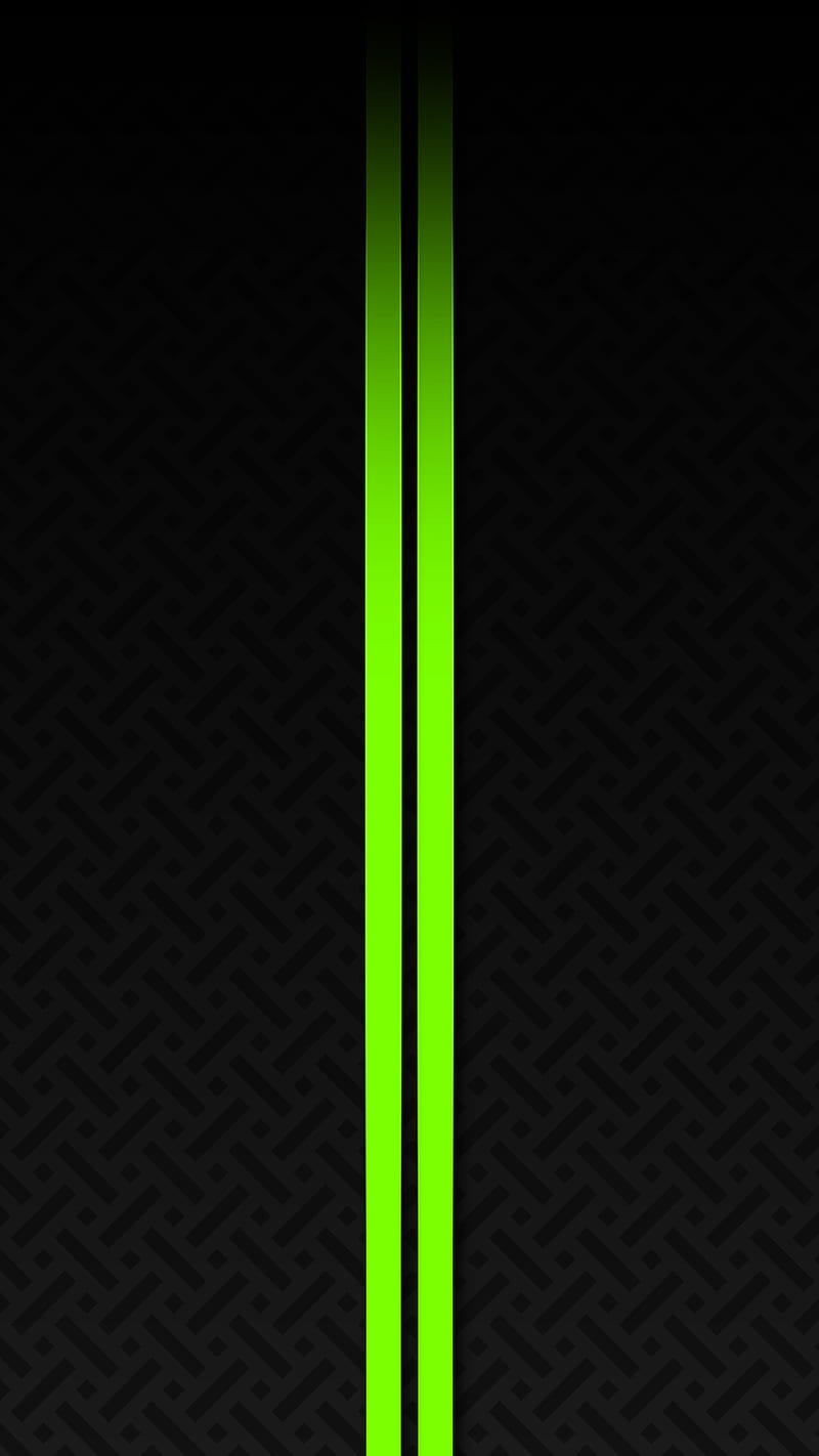 Abstract Green Lines, backgrounds, dot, drop, notch, punch hole, simple, HD phone wallpaper