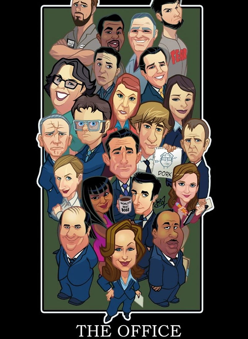 The office, cool, funny, HD phone wallpaper