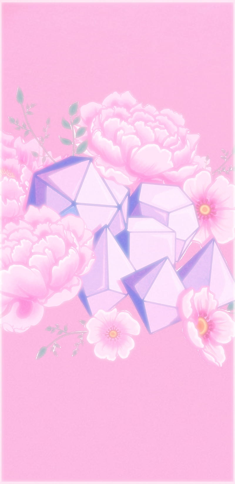 SoftDice, dice, dm, dnd, dragons, dungeons, flower, flowers, pink, soft, HD phone wallpaper