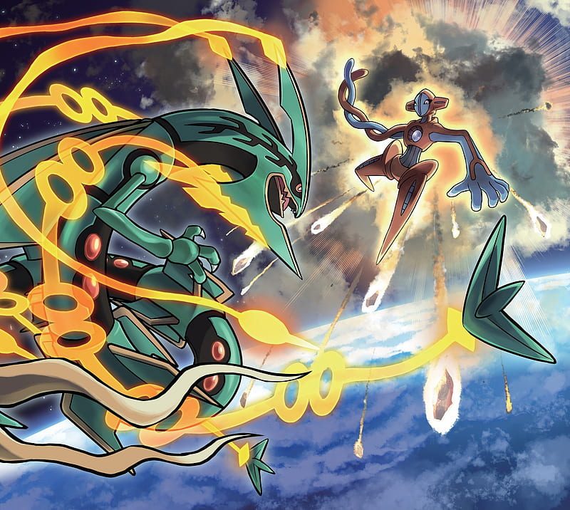 Free download Shiny Mega Rayquaza Black HD Png Download 800x600