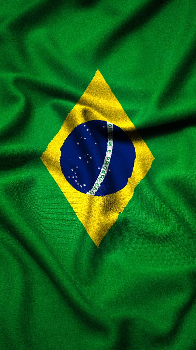 Brazil Flag HD Wallpaper Free Download From pixlokcom