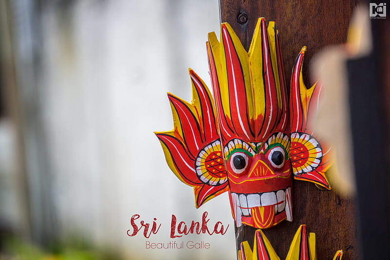 Sri Lankan Mask, galle, kandy, mask, sri lanka, wood, HD wallpaper
