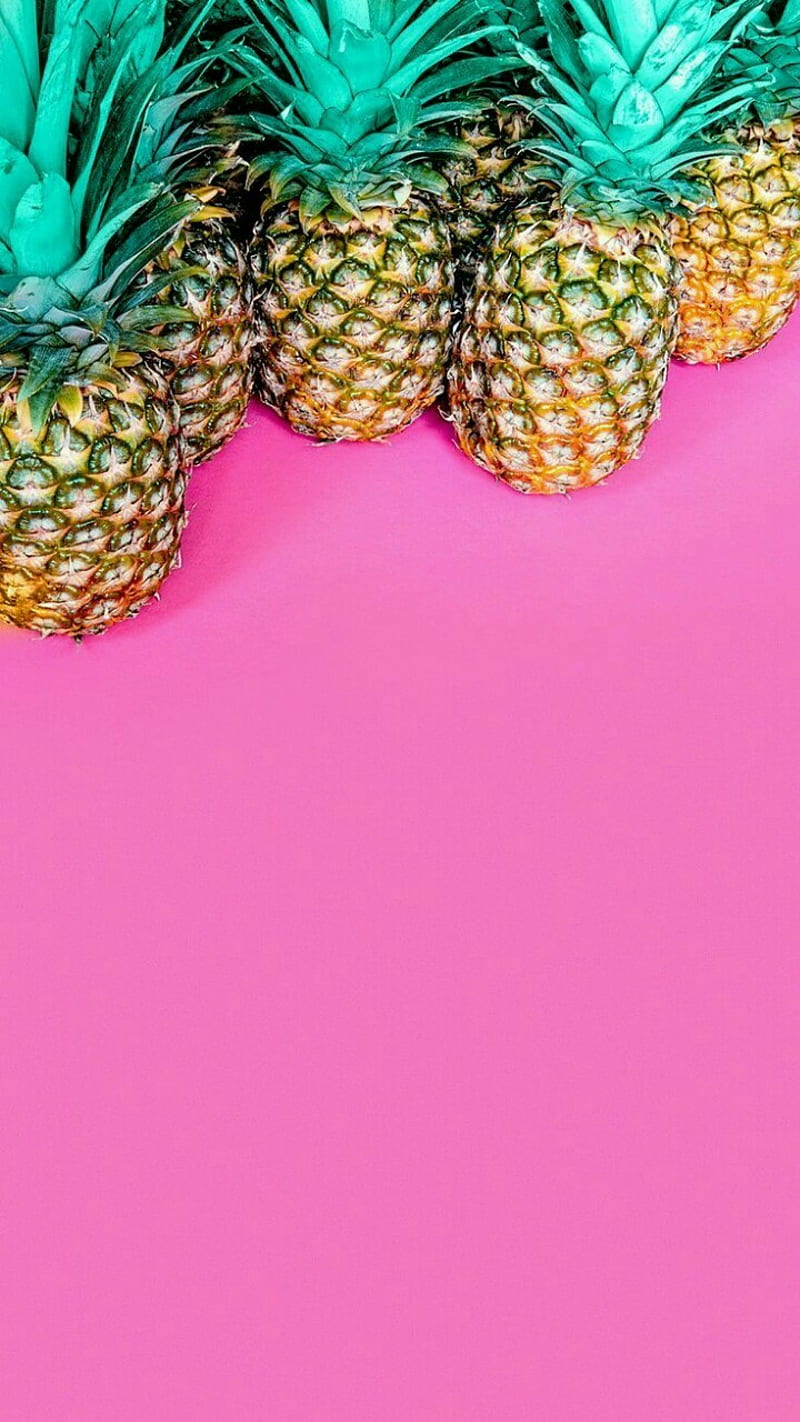 Pink Pineapple, patterns, pine, HD phone wallpaper | Peakpx
