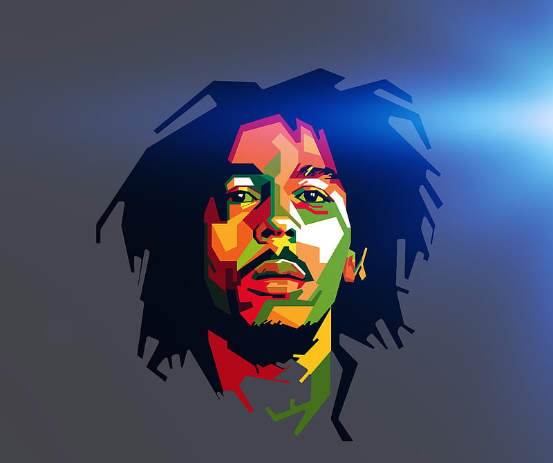 Learn How to Draw Bob Marley Singers Step by Step  Drawing Tutorials