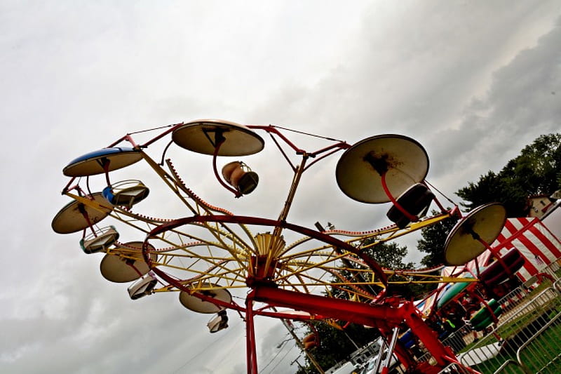 Wild Fair Ride, fun park, amusement park, county fair, wild ride, HD wallpaper
