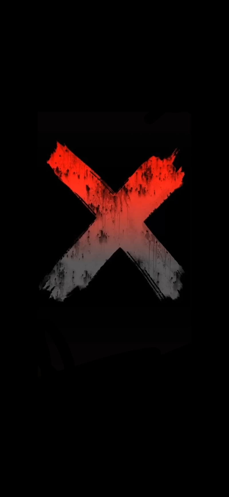 Rowdyblack, black, red, red in black, HD phone wallpaper