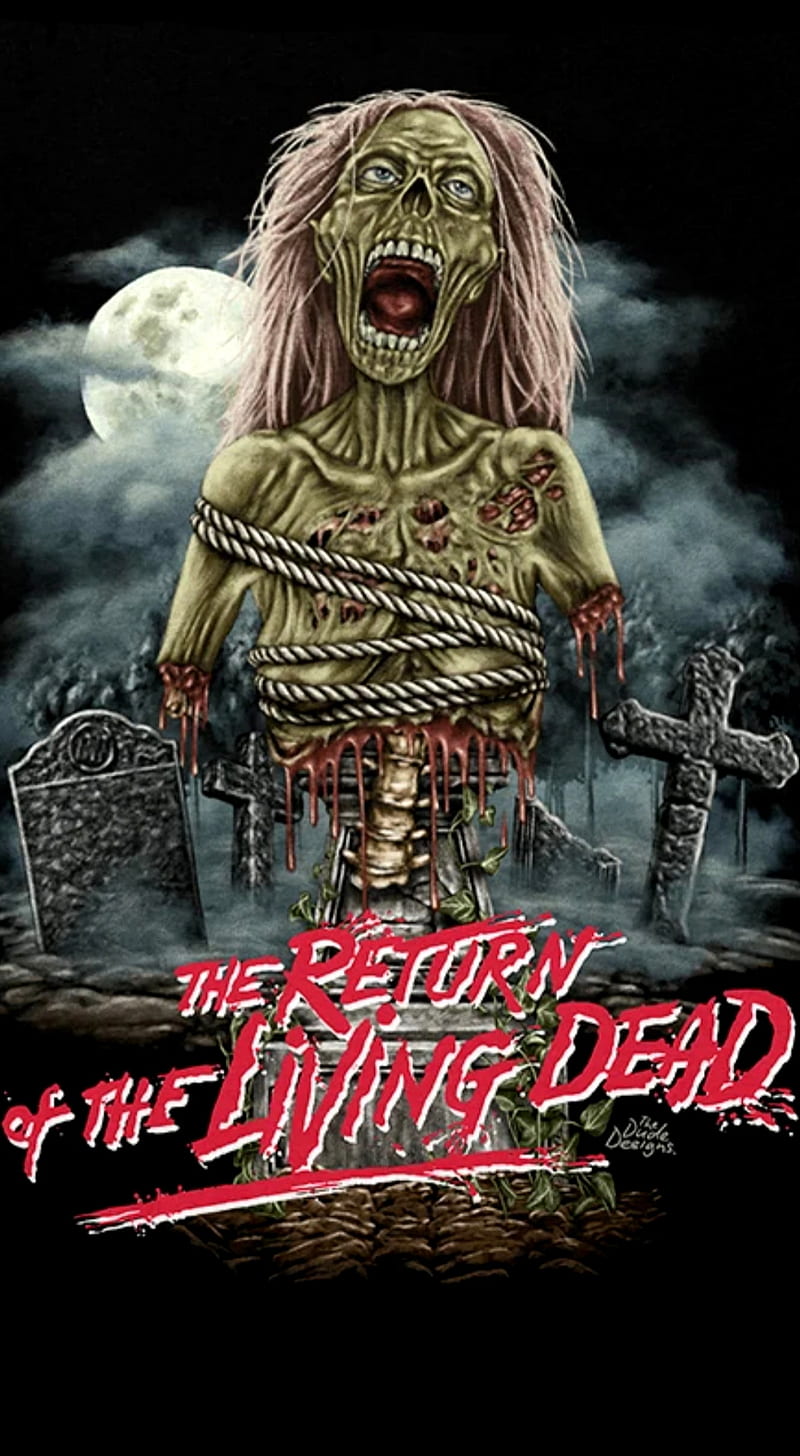 living dead , horror, movie, return, HD phone wallpaper