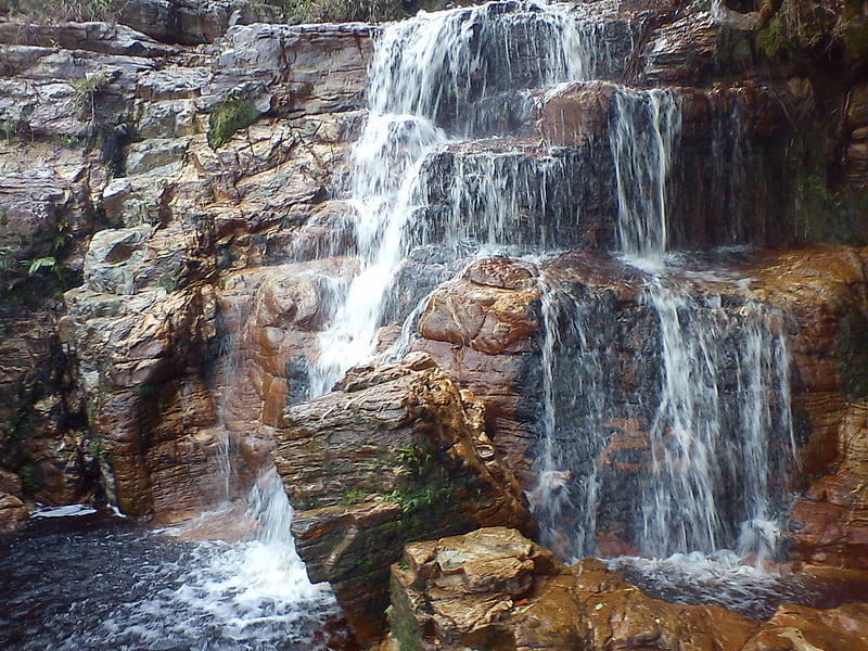 Gunung Jerai,Malaysia, waterfall, nature, cool, like, HD wallpaper