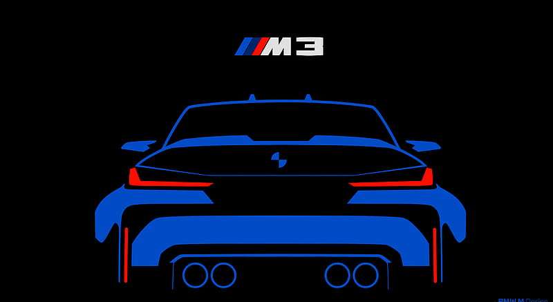 2021 BMW M3 Sedan - Design Sketch , car, HD wallpaper