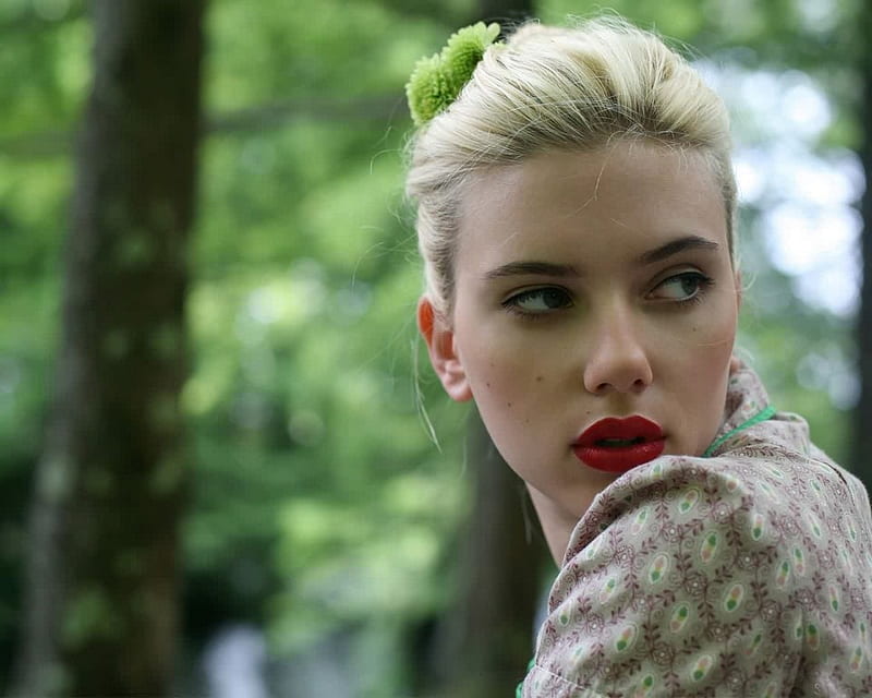 Scarlett Johansson, cool, HD wallpaper