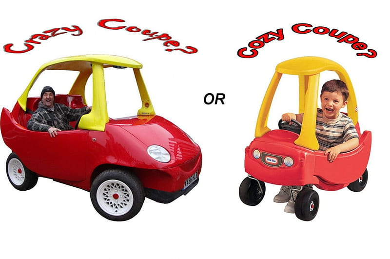 Little-Tikes-Car-Crazy-Coupe, Yellow, Real, Red, Toy, Tikes, HD wallpaper