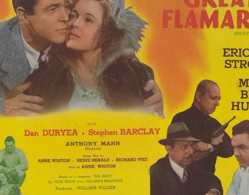Classic Movies - The Great Flamarion (1945), Classic Movies, Dan Duryea, The Great Flamarion, Mary Beth Hughes, Erich von Stroheim, HD wallpaper